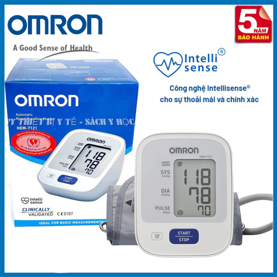 Máy đo huyết áp tốt nhât của omron nhật bản máy đo huyết áp điện tử bắp - ảnh sản phẩm 1