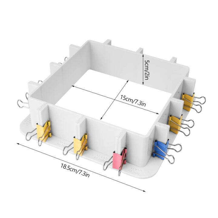ที่อยู่อาศัยแม่พิมพ์ปรับสำหรับการทำแม่พิมพ์ซิลิโคน-แม่พิมพ์โทสำหรับการทำแม่พิมพ์ยางซิลิโคน-กรอบที่อยู่อาศัยพลาสติกสำหรับแม่พิมพ์เรซิน-diy-แม่พิมพ์เทียน-การทำแม่พิมพ์สบู่