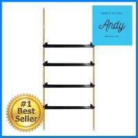 ราวแขวนผ้าปรับระดับได้ 4 ชั้นวาง TUGU R04M ลายไม้4-TIER ADJUSTABLE HANGING RACK TUGU R04M WOODEN **สินค้าแนะนำ**