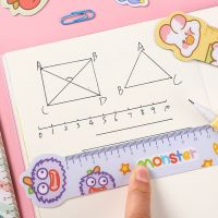 【CC】☜❉❒  Multifunctional Ruler Magnetic Cartoon Bendable 15cm School Supplies