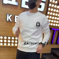 Encounter Fashion  เสื้อสเวตเตอร์  เสื้อกันหนาวมีฮู้ด เสื้อกันหนาว เสื้อแขนยาวชาย เสื้อกันหนาว ผ ช เสื้อฮู้ด เสื้อฮู้ดชาย 2023ใหม่ MWY2390KYO 37Z230915