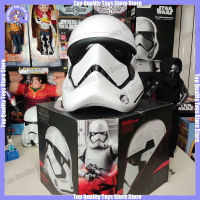 ใหม่เดิม S Tar W Ars F0012สีดำชุดสั่งซื้อครั้งแรก S Tormtrooper อิเล็กทรอนิกส์หมวกกันน็อค11ขนาดคอสเพลย์ของสะสมของขวัญของเล่น