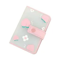 Small Photo Album Kpop Photo Card Holder Photocard Binder Card Cover Bank Card Covers Silicone Material Gift for Girl  Photo Albums