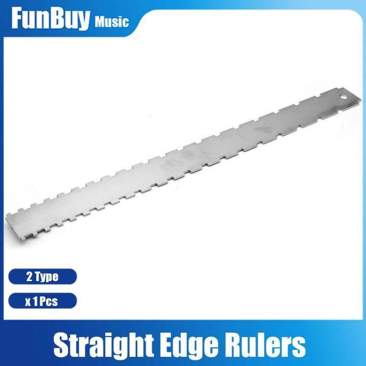 dual-scale-guitar-neck-ruler-notched-straight-edge-ruler-for-check-fretboard-straightness-flat-frets-guitar-accessories