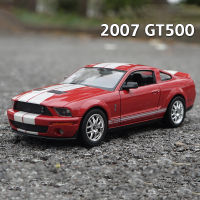 WELLY 1:24ฟอร์ดมัสแตงเชลบี้ GT500งูเห่า2007ล้อแม็กรถยนต์รุ่น D Iecasts และของเล่นยานพาหนะรถของเล่นของเล่นเด็กของเล่นสำหรับของขวัญเด็ก