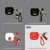 for JBL Tune Flex 225 220 Buds Beam Earphone Silicone Case Cool Earbuds Protective Headphone Cover Headset with Pendant