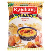 Premium Import products? ( x 3 ) Rajdhani Besan 500g ++ รัจฮานี แป้งถั่วลูกไก่ 500g