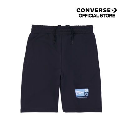 Converse เสื้อยืด SHORTS คอนเวิร์ส CHUCKS RETRO COLLEGIATE SHORTS BLACK MEN (10025232-A01) 1325232AF3BKXX