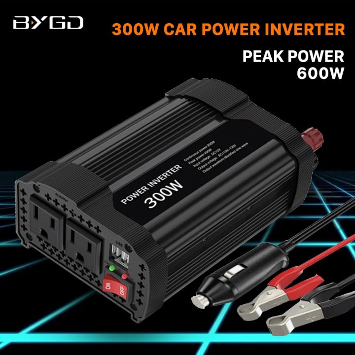 BYGD DC to AC Transformer 300W Inverter 12V 220V Volt Europe Converter ...