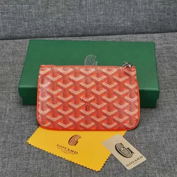 New Authentic Goyard Card Wallet Orange