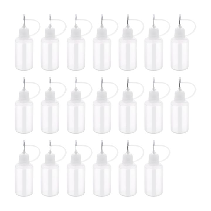 20 Pcs Precision Tip Applicator Bottle, Empty Applicator Glue Bottle for  Small Gluing Projects, Paper Quilling DIY Craft, Acrylic Painting, 30Ml /1  Ounce