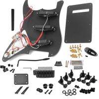 Complete DIY Accessory Kit for Electric Guitar Including Pre-Wired Pickguard Bridge Pickups And Other Guitar Accessories