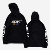 Kpop-Sudadera con capucha para hombre y mujer, suéter fino con estampado de ojos en ti, para otoño e invierno, modelo GOT7