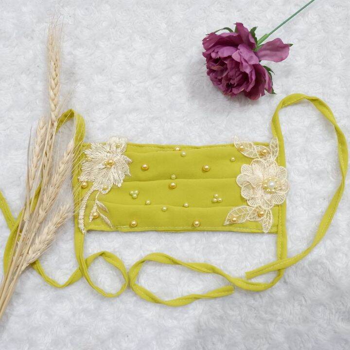 FASHION MASKER CANTIK HIJAB NON HIJAB CANTIK POLOS MOTIF/ SOUVENIR