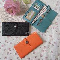 【CC】 Leather Wallets Luxury Hasp Lychee Pattern Coin Purses Female Brand Colors New Thin Clutch