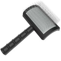 Firm Slicker Brush for Dogs- Extra Long Pin Slicker Brush for Large Dog Pet Grooming Wire Brush and Deshedding