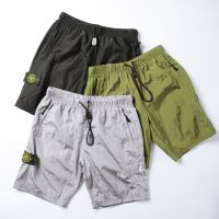 【with correct logo】New Stone Mens Summer Shorts Island Compass Embroidery Loose Casual Five Pants