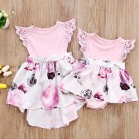 Citgeett Little Sister Toddler Kids Girls Floral Dress Sundress Newborn Baby Dress Romper Clothes 0-6Y