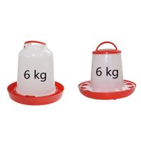 1Pc 6 kg Chicken Drinking kettle, Feed bucket Poultry Farm Feeding Supplies