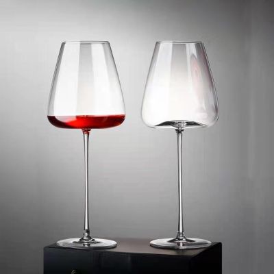 [ใหม่2023] 1Pc ถ้วยไวน์แก้ว Handmade คริสตัล Burgundy Bordeaux Goblet แต่งงานของขวัญปาร์ตี้วันเกิดชิมบาร์ถ้วยเครื่องมือของขวัญ