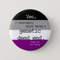 【CC】 Asexual Genetic Dead End  Soft Pin Hat Cartoon Collar Badge Metal Lapel Jewelry