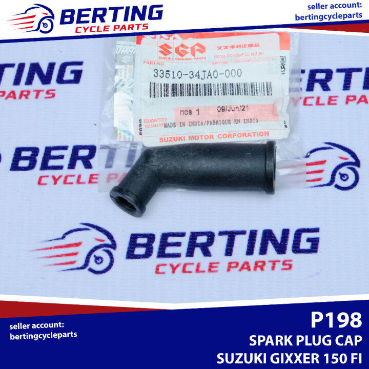SGP SPARK PLUG CAP Suzuki Gixxer 150 FI Genuine 3351034JA0000 Lazada PH
