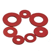 M2 M2.5 M3 M4 M5 M6 M8 Insulation Washer Red Steel Paper Gasket Red Meson Red Paper Flat Gasket