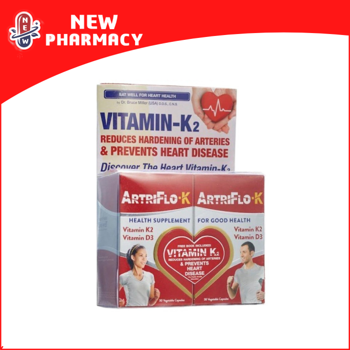 [Exp3/24] LiveWell ArtriFloK 2x50'S (Vitamin K2 Plus Vitamin D3
