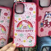 เคสโทรศัพท์มือถืออะคริลิคแวววาวลายการ์ตูน Hello Kitty ลายเซเลอร์มูนน่ารักสำหรับ iPhone 14 Pro Max 13 Pro Max ฝาหลังโทรศัพท์สำหรับ iPhone 11 12 Pro Max ฝาหลัง