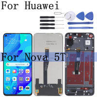 6.26 อินชี OEM Paparan Skrin LCD สำหรับ YAL-L21 Nova 5T,YAL-L61, YAL-L71 Asal Digitizer Perhimpunan Penuh dengan Bingkai