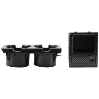 51168217953 for 3 Series E46 318I 320I 98-06 Carbon Fiber Center Console Water Cup Holder Coin Storage Box