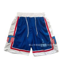 ✈┇№ Basketball Pants Big Snake Color Blue No. 1 Pocket Pants Basketball Sports Pants One Dropshipping Eba