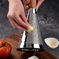 【CC】﹊☏  Garlic Grinder Food Processors Accessories Cone Fruit Vegetables Grater Manual Processor Handle