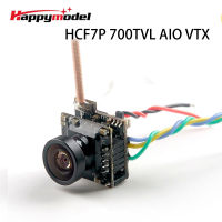 Happymodel HCF7P AIO VTX 5.8กรัม40CH 25มิลลิวัตต์ส่งสัญญาณ700L 120องศา CMOS NTSC FPV กล้องสำหรับ Mobula7 HD Sailfly-X RC จมูก