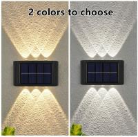 Solar Wall Light Up Down LED Lamps Waterproof Outdoor Deck Fence Porch Patio Garden Lights Outdoor Lighting