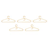 Rattan Clothes Hanger Style,Garments Organizer,Rack Adult Hanger,Room Decoration Hanger for Your Clothes.5 Pcs