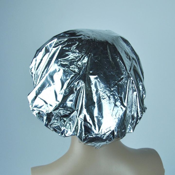 hair-processing-cap-tear-resistant-reusable-tin-foil-conditioning-cap-beauty-supplies-silver-foil-deep-conditioning-cap