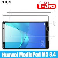 【ขวดอิเล็กทรอนิกส์】ที่กระจกนิรภัยสำหรับ Huawei ขนาดกลาง M5 SHT-W09 SHT-AL09แก้วแผ่นป้องกันหน้าจอแท็บเล็ตฟิล์มสำหรับหัวเว่ย Huawei M5 8.4ฝาครอบกระจกป้องกันหน้าจอ