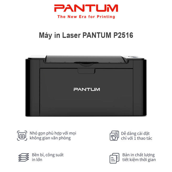 Máy in Laser đơn chức năng PANTUM P2516, in đen trắng, tốc độ cao, khổ ...
