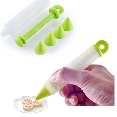 【CC】☞▬  Food Writing Cookie Pastry Chocolate Decorating Silicone Baking Kichen Piping Nozzles Accessories