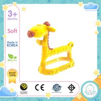 Ange อังจู ของเล่นเสริมพัฒนาการ สำหรับเด็กวัย 3 เดือน ยางกัดคล้องมือยีราฟแบบ 3D (3D Giraffe Bracelet Teether)ของแท้ มอก.