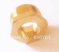 Brass Pipe Thread 2 quot; Male x 1 quot; Female BSPP Connection Adapter Reducer Bushing Busher Connector Hexagon Plumbing Fittings