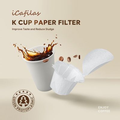 “:{》แก้วกาแฟกระดาษแบบใช้แล้วทิ้งกระดาษกาแฟถ้วยกรอง K-Cup สำหรับ Keurig 1.0 & 2.0แคปซูลกาแฟหม้อ