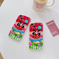 ปากไส้กรอกไส้กรอกการ์ตูนลายตัวตลก Xiao Xin สำหรับ IPhone 15 14 13 12 Pro Max เคสโทรศัพท์แฟชั่นความคิดสร้างสรรค์