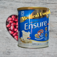 สูตรเดิมโฉมใหม่ Ensure เอนชัวร์ วานิลลา 400 กรัม  Ensure Vanilla 400g  อาหารเสริมสูตรครบถ้วน สำหรับผู้ใหญ่