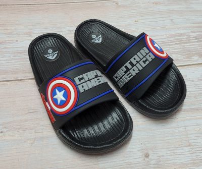 SCPOutlet รองเท้าเด็ก รองเท้าแตะเด็ก แบบสวม ADDA marvel Avengers กัปตันอเมริกา 32B3D