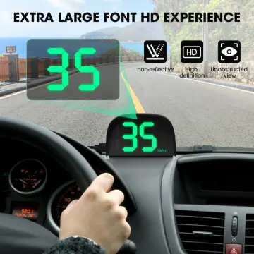 Universal Car Font GPS HUD Digital Speedometer Head Up Display Electronics  Large