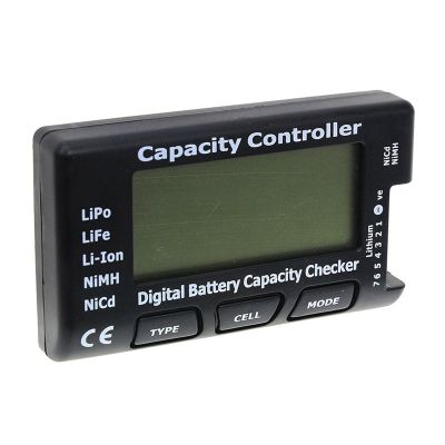 Battery Capacity Checker Plastic Digital Battery Capacity Checker with Balance Function for LiFe Li-Ion NiMH Nicd