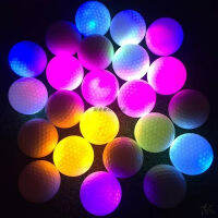 ใหม่เอี่ยมลูกกอล์ฟเรืองแสงลูกกอล์ฟประกายสีสันสดใสลูกบอล LED สร้างสรรค์กีฬา Nightlight ลูกขนไก่ Segrgrh