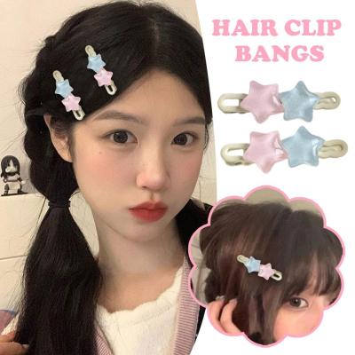 Sweet Star Hair Clips Cute Bangs Side Hair Clips For Girl Accessory Hairpin K9E7